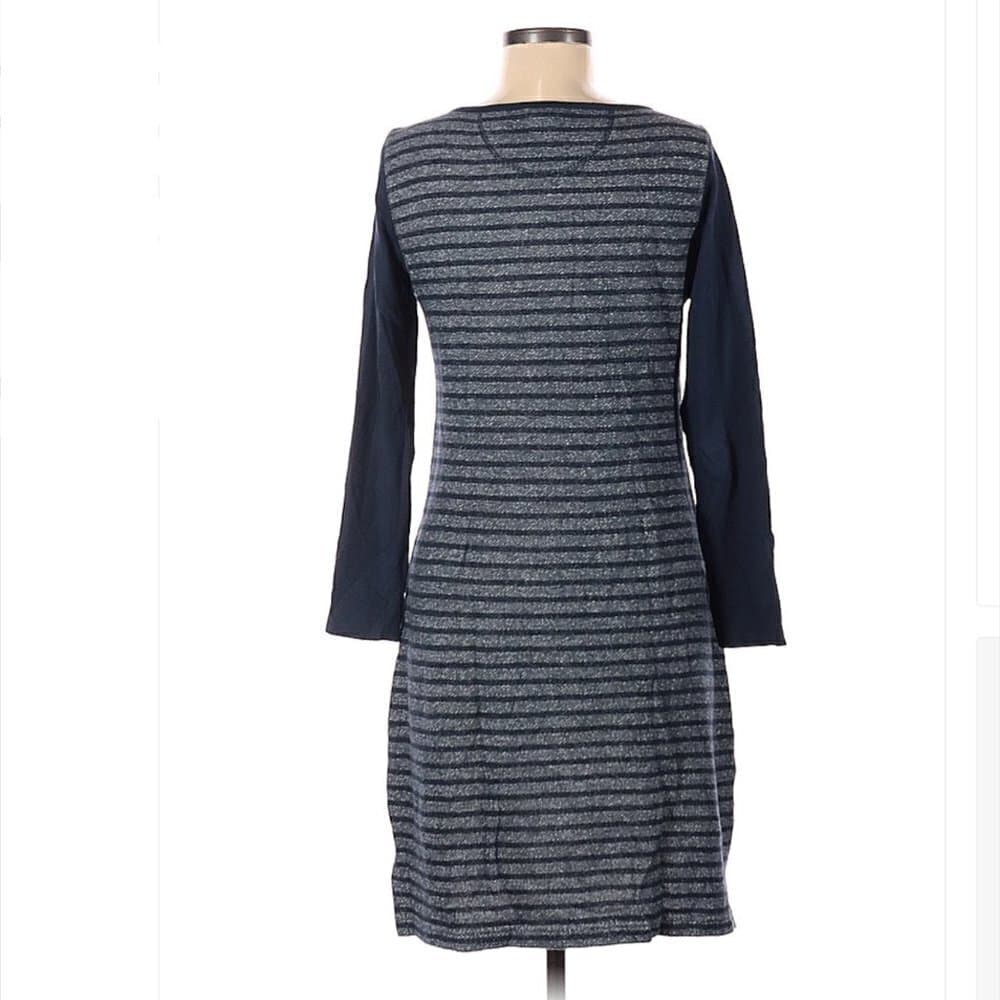 Talbots BlueLong Sleeve Casual Dress Size M (Petite) - Thumbnail 2