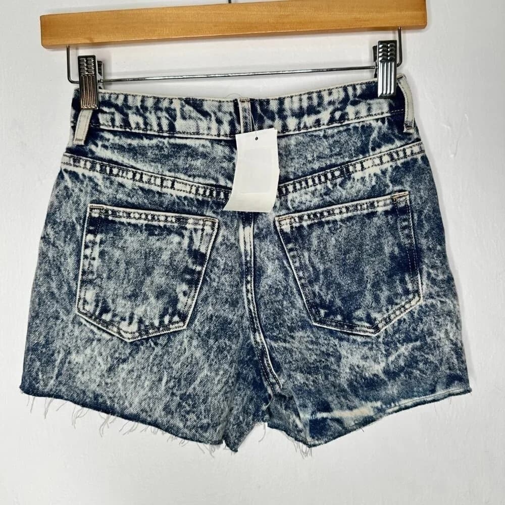 H&M Kids Relaxed Fit High Denim Shorts Size M 10 NEW - Thumbnail 6