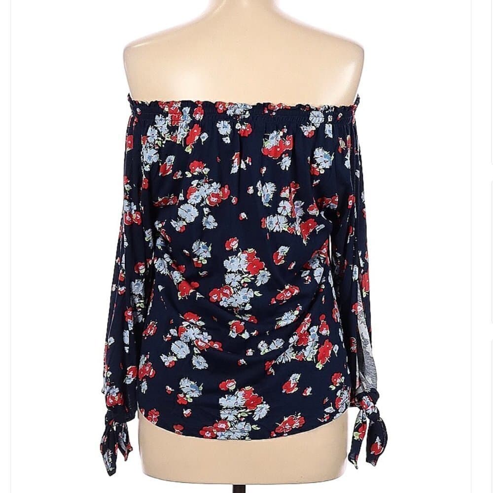 Lauren Ralph Lauren Long Sleeve Off ShoulderTop Size L Petite - Thumbnail 2