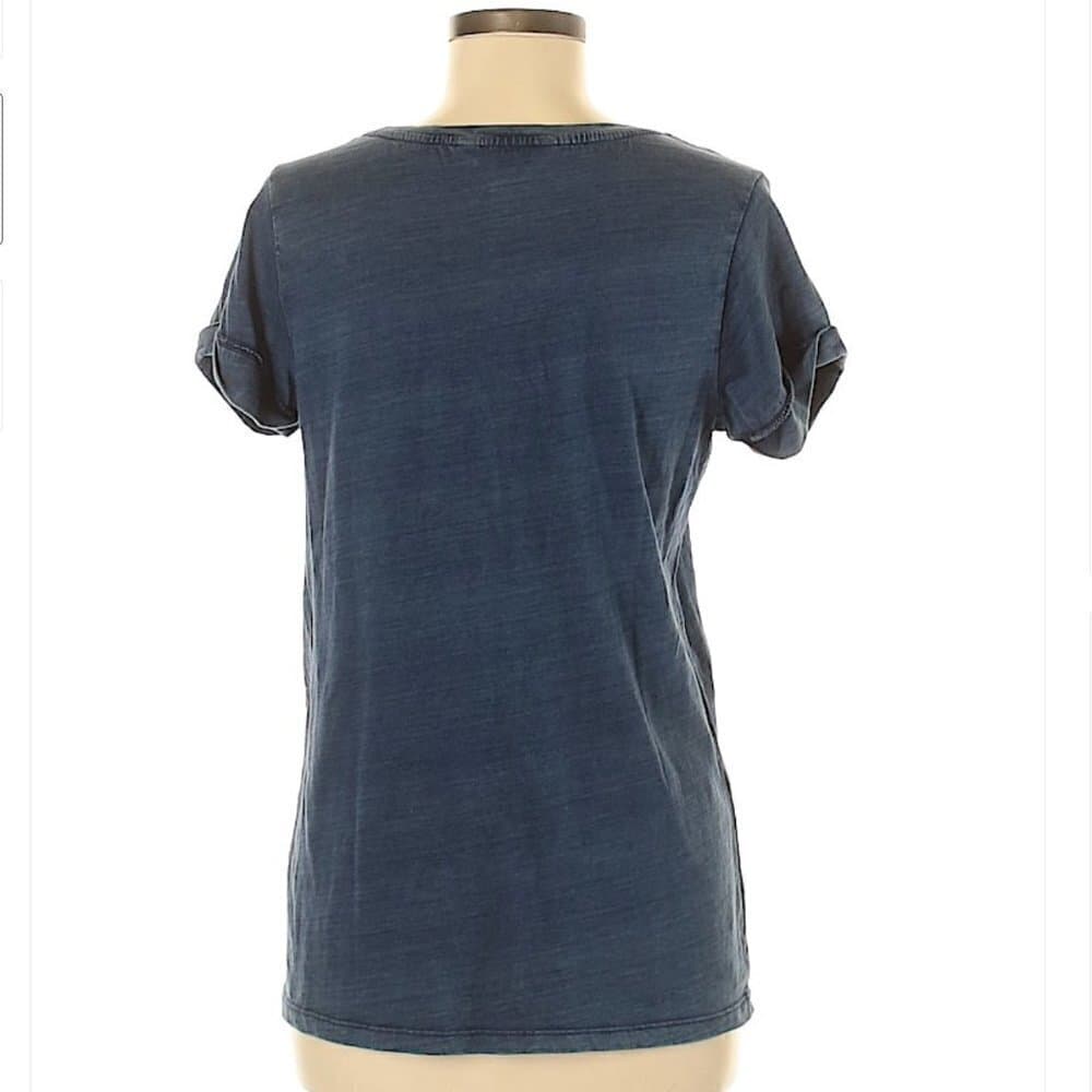 LUCKY Brand Faded Navy Blue Short Sleeve T-Shirt Size M - Thumbnail 2