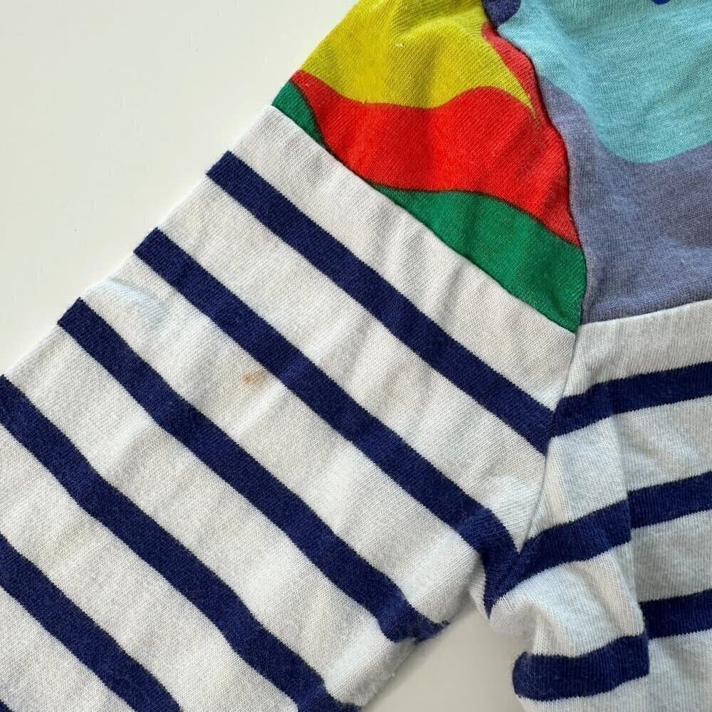 Mini Boden Girls Size 5 -6 Y Striped and Colorful Camo - Thumbnail 3