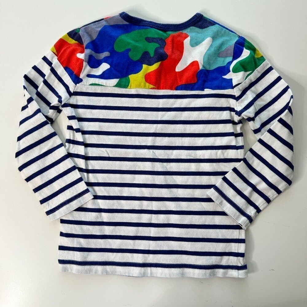 Mini Boden Girls Size 5 -6 Y Striped and Colorful Camo - Thumbnail 4