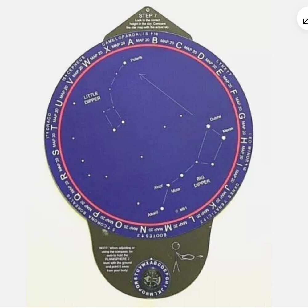 The Super Planisphere Constellation Finder --- 18-30 Degrees North Latitude - Thumbnail 7
