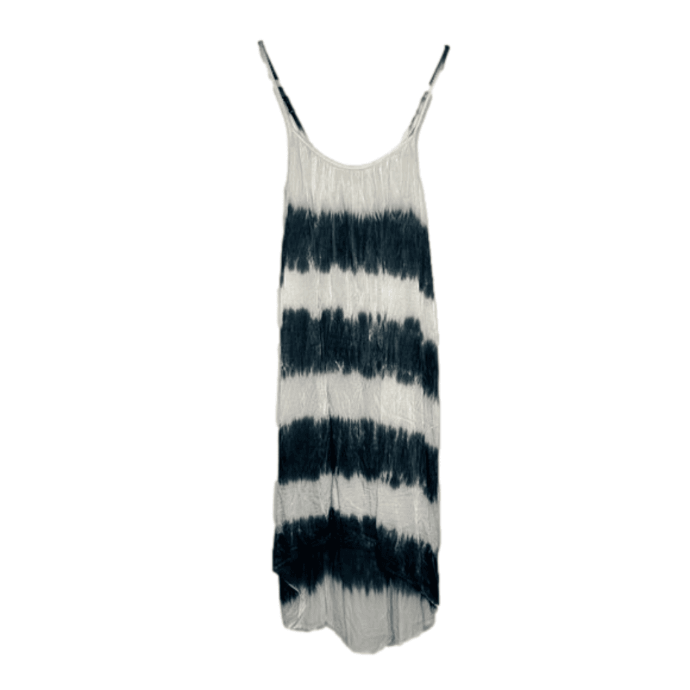 Stark X Crinkle Slip Dress Blue & White Size XSP