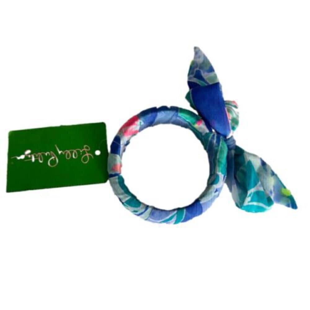 New Lilly Pulitzer GWP FABRIC WRAPPED BANGLE BRACELET - Thumbnail 2