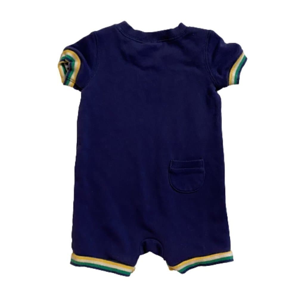 JANIE and Jack Navy Blue Whale One Piece Size 6 - 12 Months - Thumbnail 2