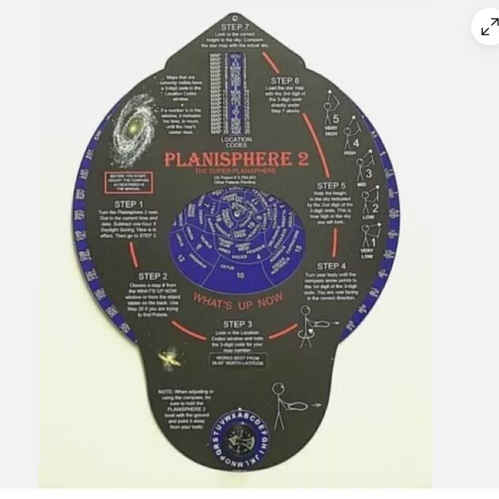 The Super Planisphere Constellation Finder --- 46-60 Degrees North Latitude - Thumbnail 5