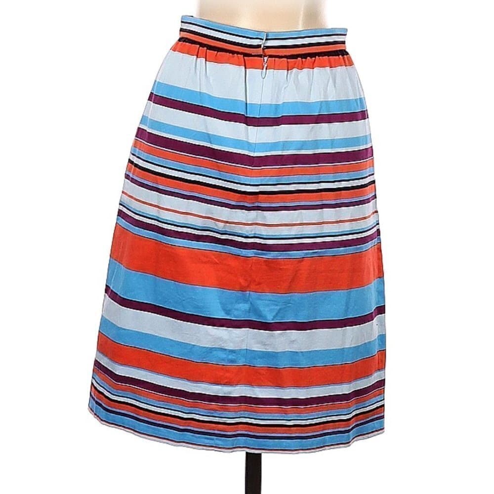 J.CREW Factory Store Striped Skirt Size 0 - Thumbnail 2