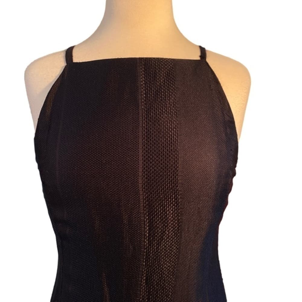 New Gianni Versace Couture Black Silk Sleeveless Dress Size 42 (S) - Thumbnail 3