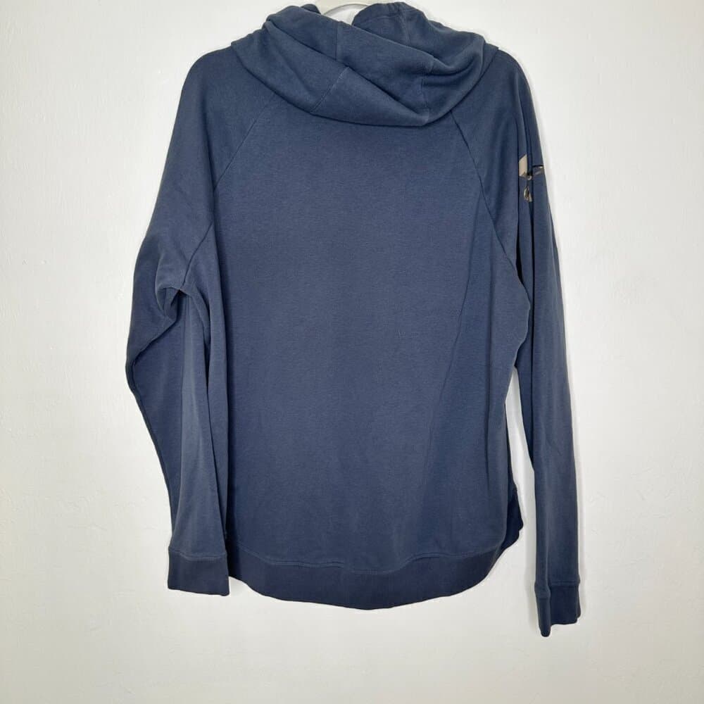 Under Armour - Womens Favorite Fleece Camo Logo Warmup Top Downpour Gray Size 2X - Thumbnail 5