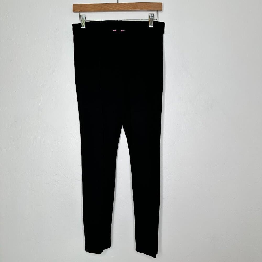 Lilly Pulitzer Black Elastic Waist Ponte Essential Pants Style 424470 Size S - Thumbnail 2