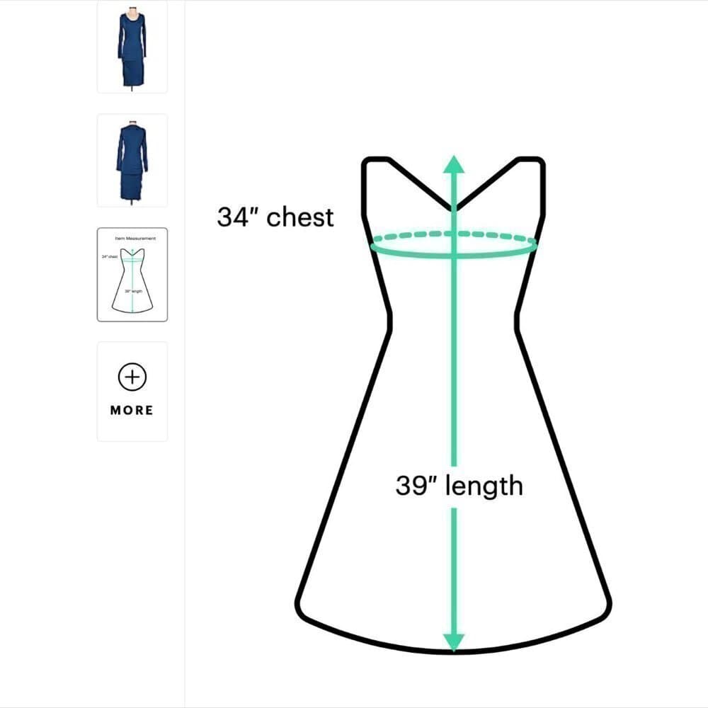 Sundry Blue Casual Fitted Ruched Dress Size Sm (1) - Thumbnail 3