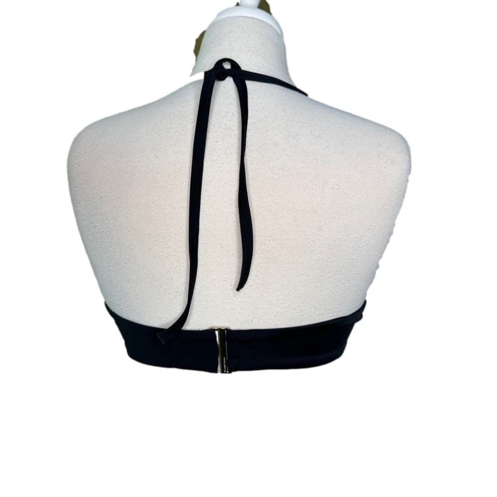 Victoria's Secret Size 36C Black Halter Bikini Top - Thumbnail 3