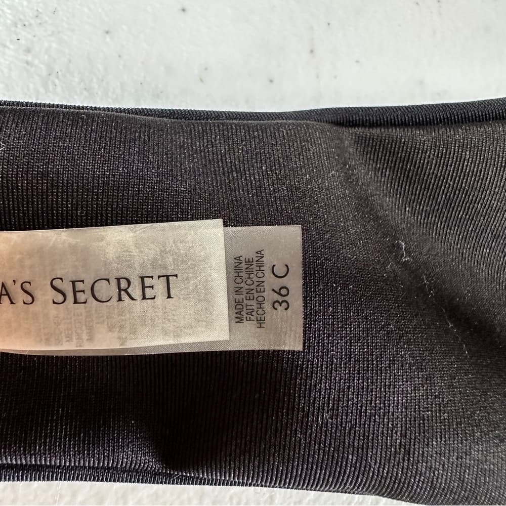 Victoria's Secret Size 36C Black Halter Bikini Top - Thumbnail 6
