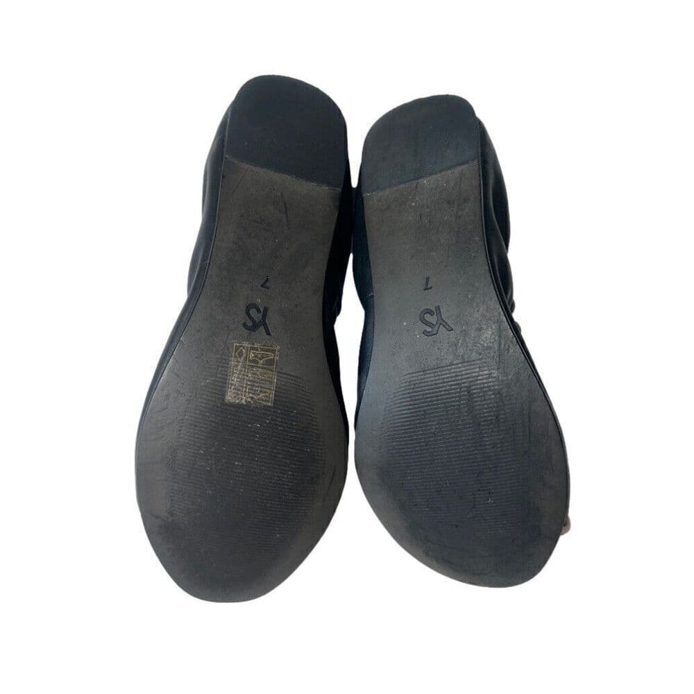 YS Yosi Samra Women's Black & Beige Ballet Flat Slippers Size 7 - Thumbnail 4