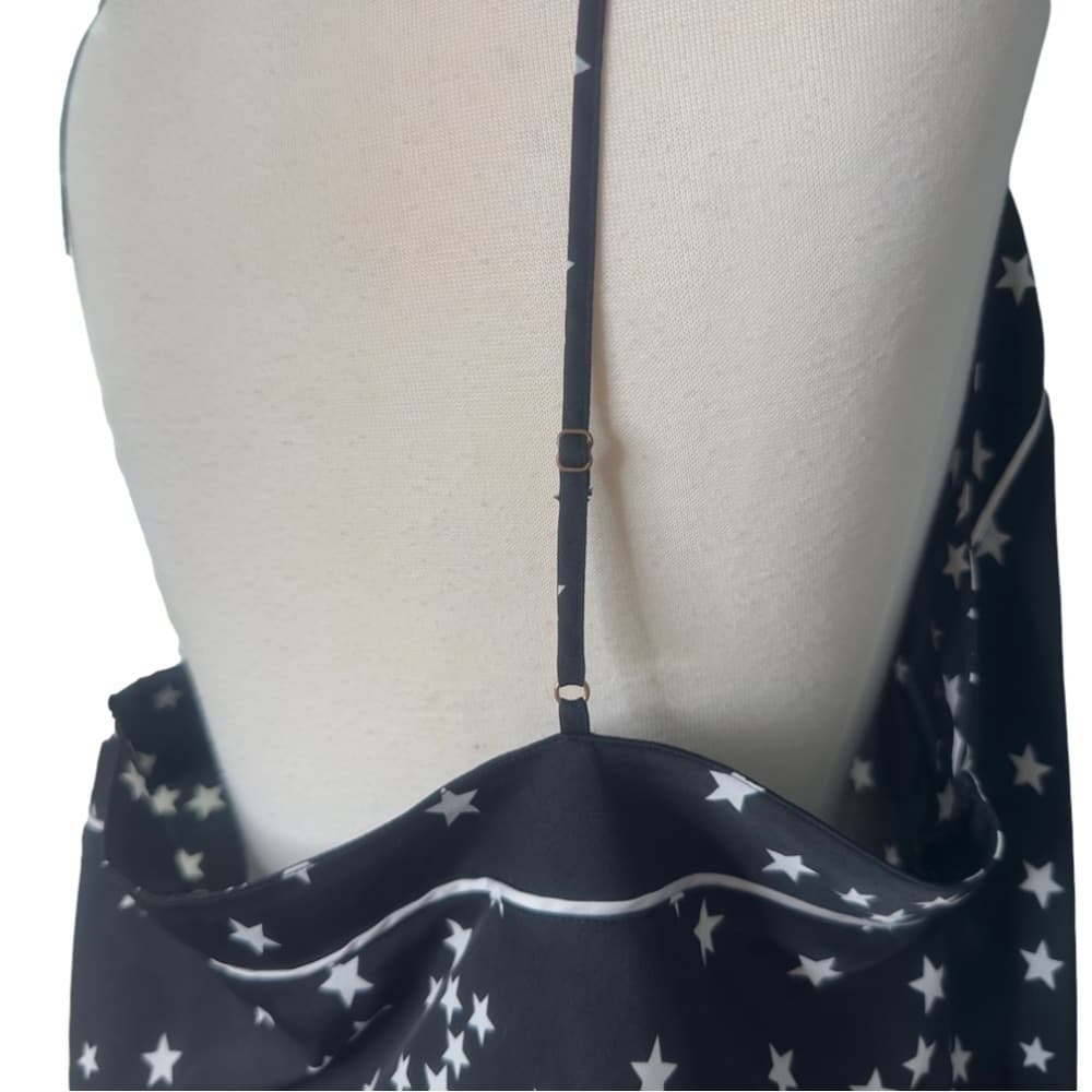 INC Star Printed Sleep Camisole Tank, Black & White Stars Size XXXL - Thumbnail 4