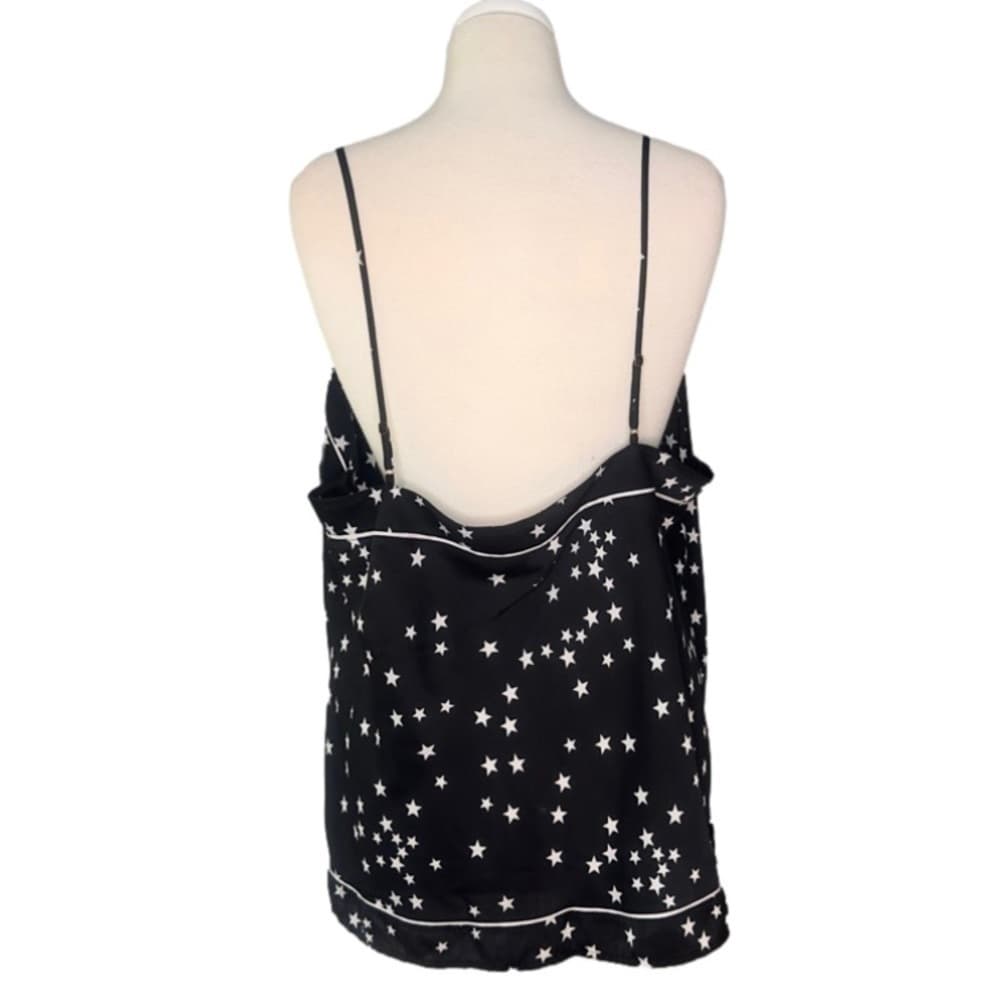 INC Star Printed Sleep Camisole Tank, Black & White Stars Size XXXL - Thumbnail 3