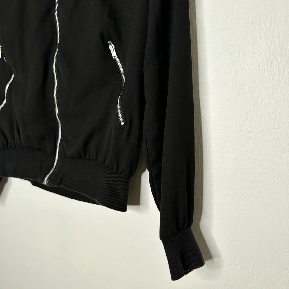 Women’s Size S Walter Baker New York Jacket Black Retail $198 Lightweight zip - Thumbnail 3