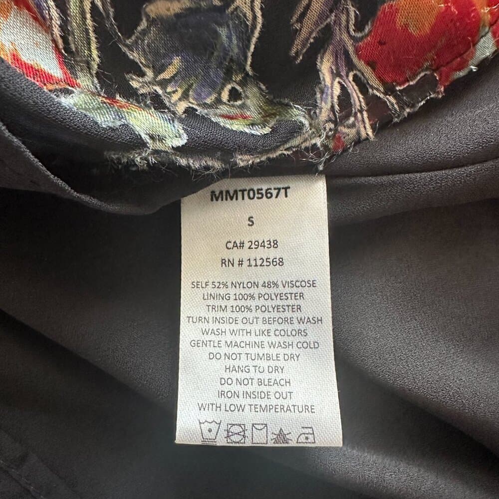 Miss Me from Buckle Floral Satin Tank Top Size S - Thumbnail 8