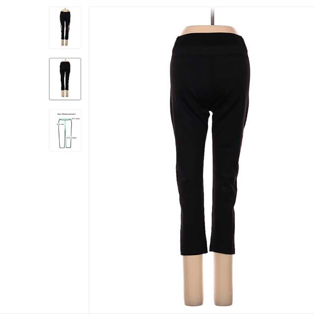 Rebecca Minkoff Black Active Pants Leggings Size XS - Thumbnail 2