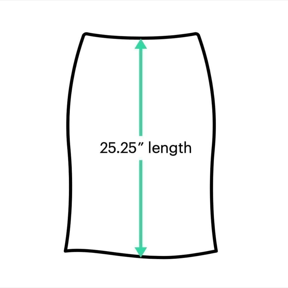 W by Worth Black Wool Pencil Skirt Size 4 - Thumbnail 3