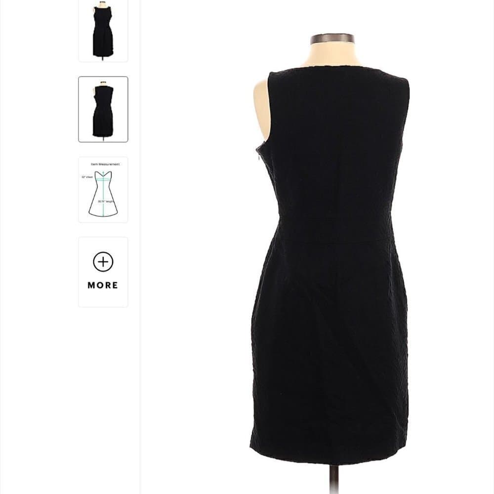 TAYLOR LBD Black Sleeveless Dress Size 4 - Thumbnail 2