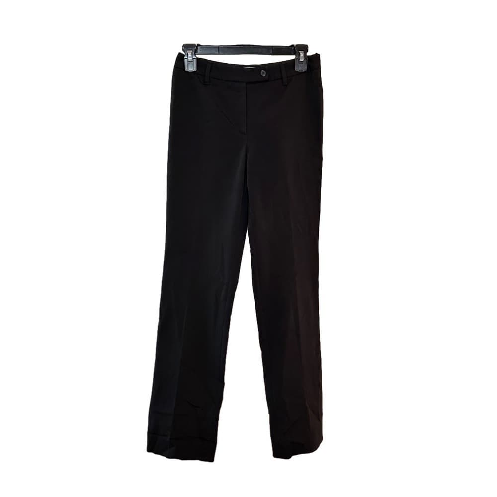 PRADA Size 40 (US Size M) Black Flawed Dress Pants Career Business Date Night - Thumbnail 4