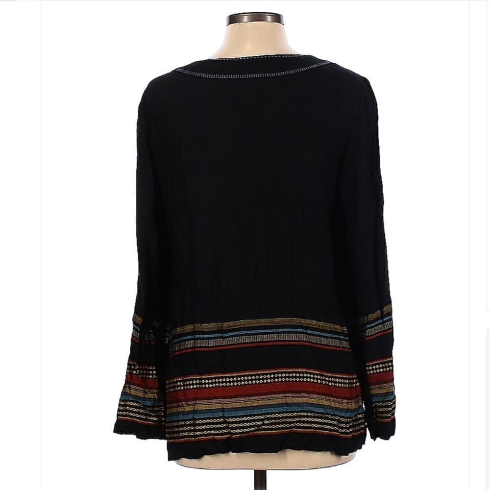 DYLAN Long Sleeve Boho Blouse Size L - Thumbnail 2