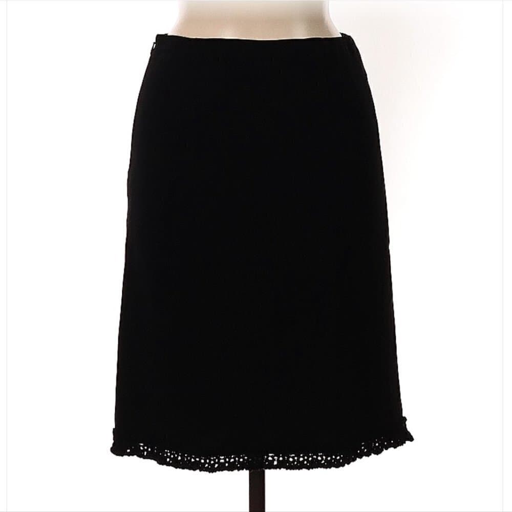 MOSCHINO Cheap And Chic Black Pencil Skirt Size 6 - Thumbnail 2