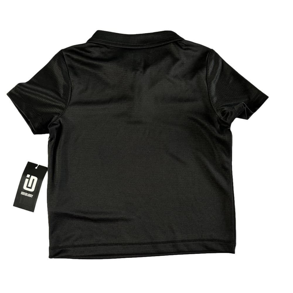 Nwt i-D Ideology Black Zip Up Polo Kids Size 4T - Thumbnail 3