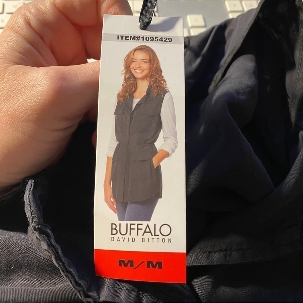 New Buffalo by David Bitton Black Sleeveless Top Size M - Thumbnail 3