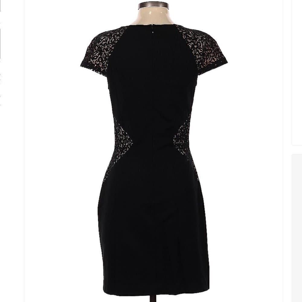ERIN by Erin Fetherston LBD Black & Pink Dress Size 4 - Thumbnail 2