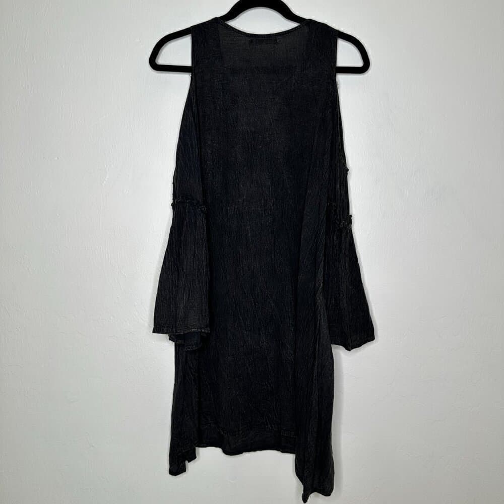 Exist Boho V-Neck Cold Shoulder Festival Mini Dress Size S NEW - Thumbnail 4