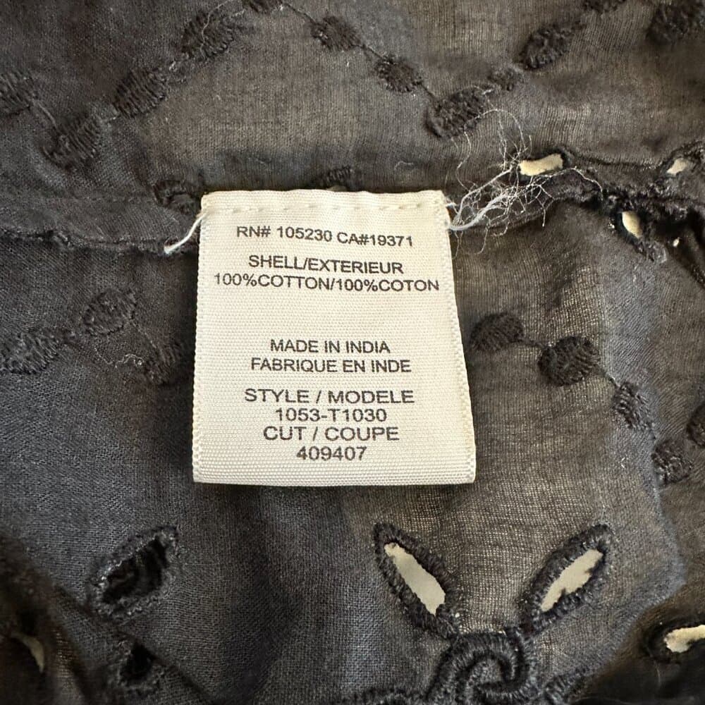JOIE Sleeveless Black Blouse Size S - Thumbnail 4
