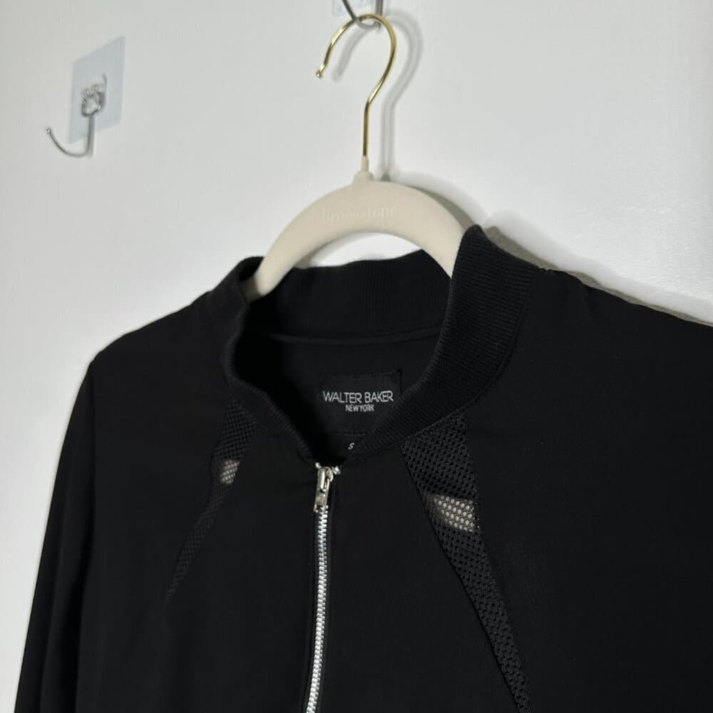 Women’s Size S Walter Baker New York Jacket Black Retail $198 Lightweight zip - Thumbnail 4