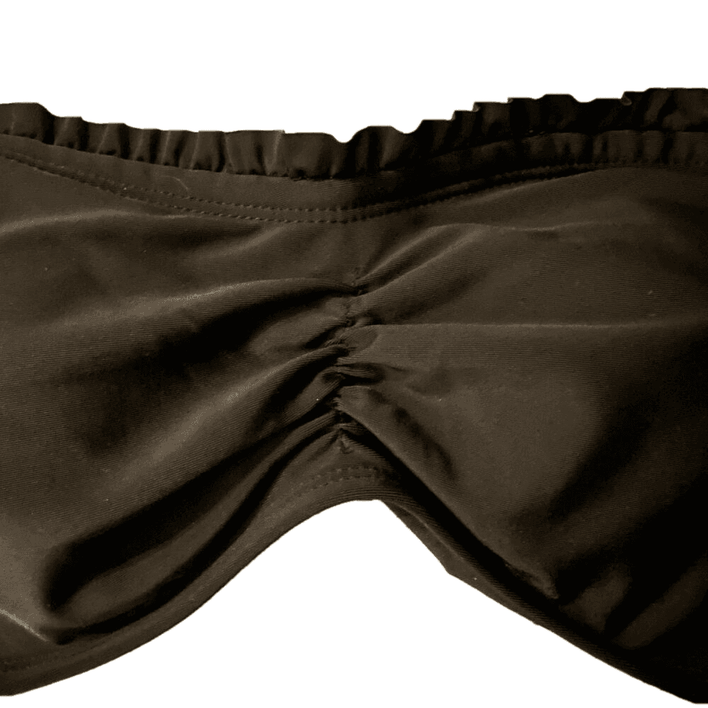 Old Navy Black Bandeau Ruffle Bikini Top NWOT - Thumbnail 3