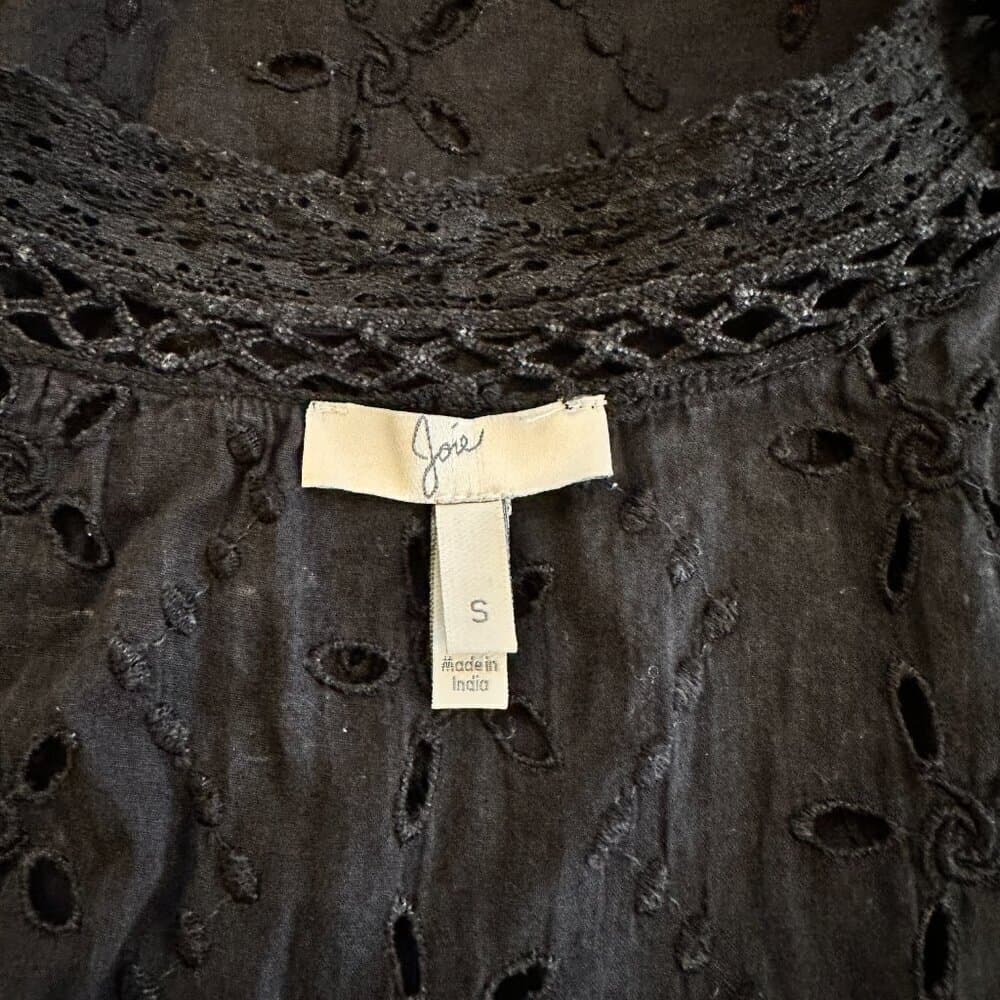 JOIE Sleeveless Black Blouse Size S - Thumbnail 3
