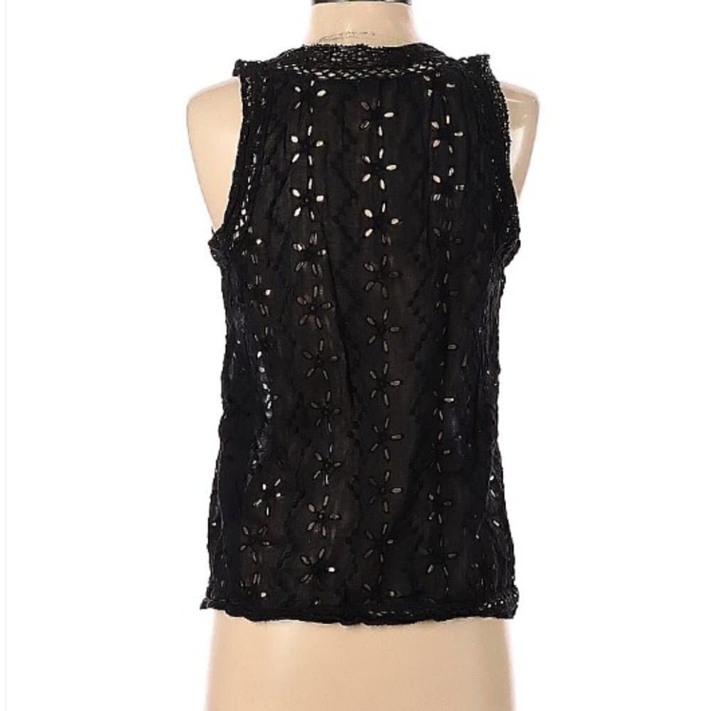 JOIE Sleeveless Black Blouse Size S - Thumbnail 2