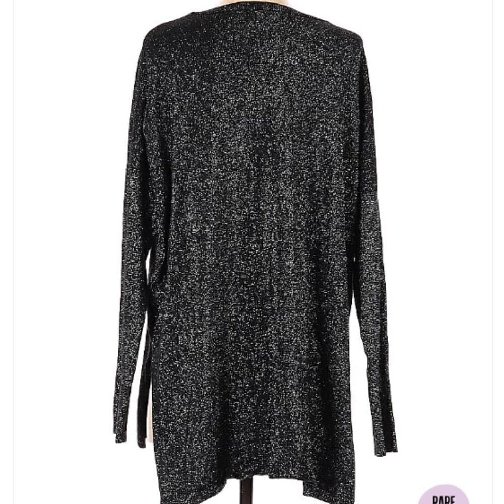 ALTAR'D State Long Sleeve Black Sparkle Oversize Tunic Sweater Size Sm - Med - Thumbnail 2