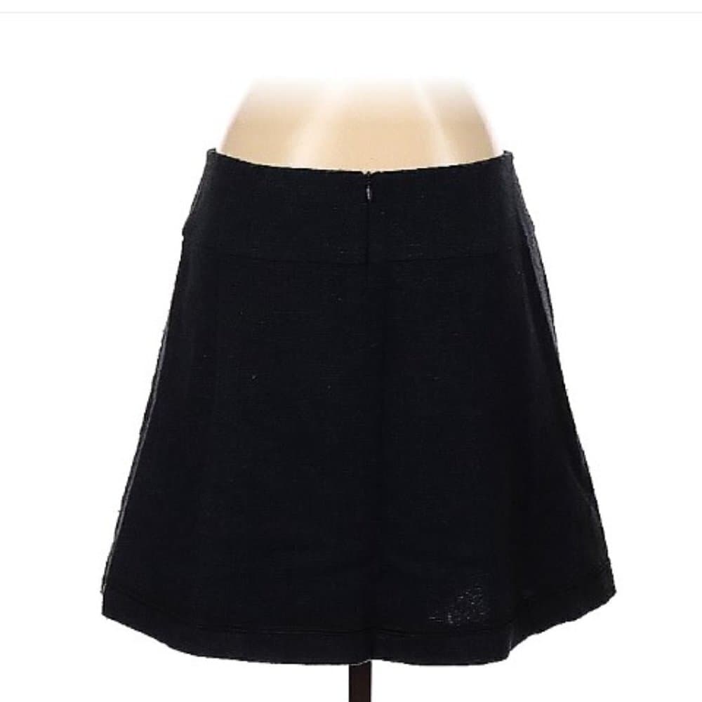 NANETTE Lepore Pleated Black Skirt Size 4 - Thumbnail 2