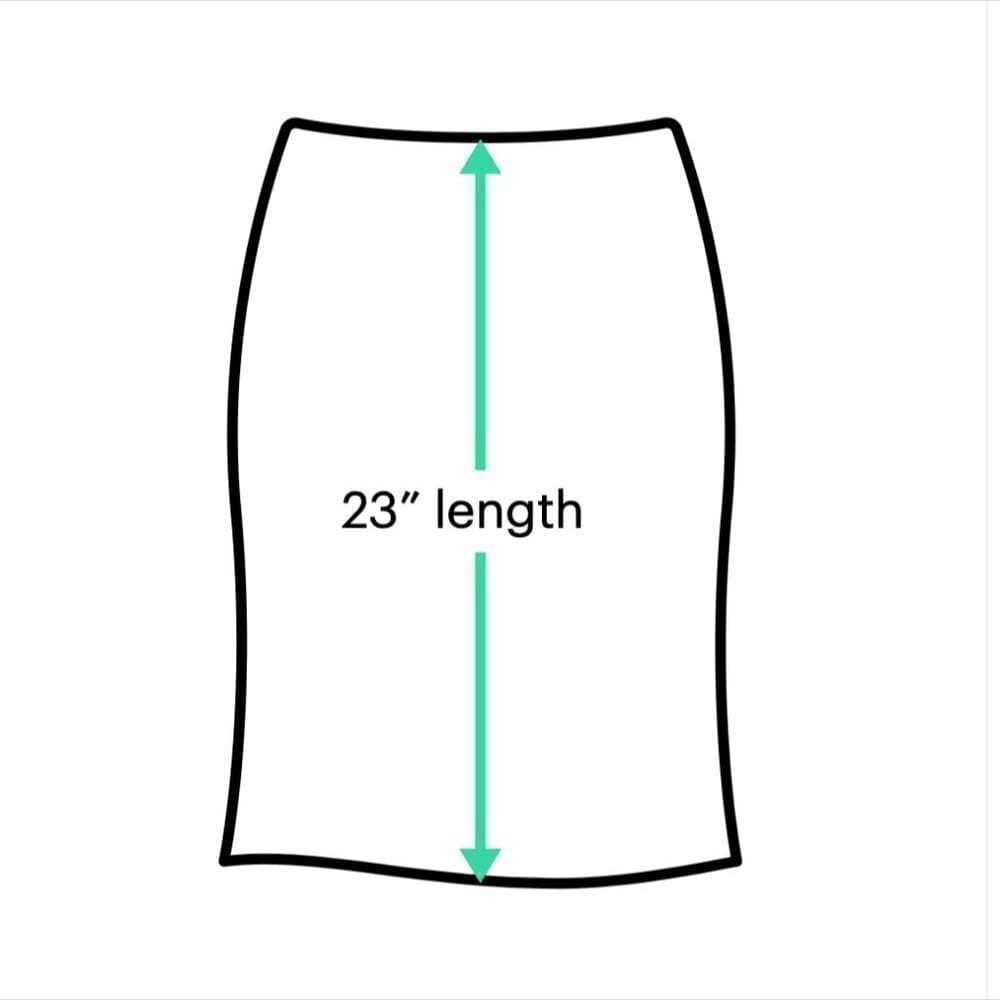 Catherine Malandrino Black Pencil Wool Skirt Size 2 - Thumbnail 3