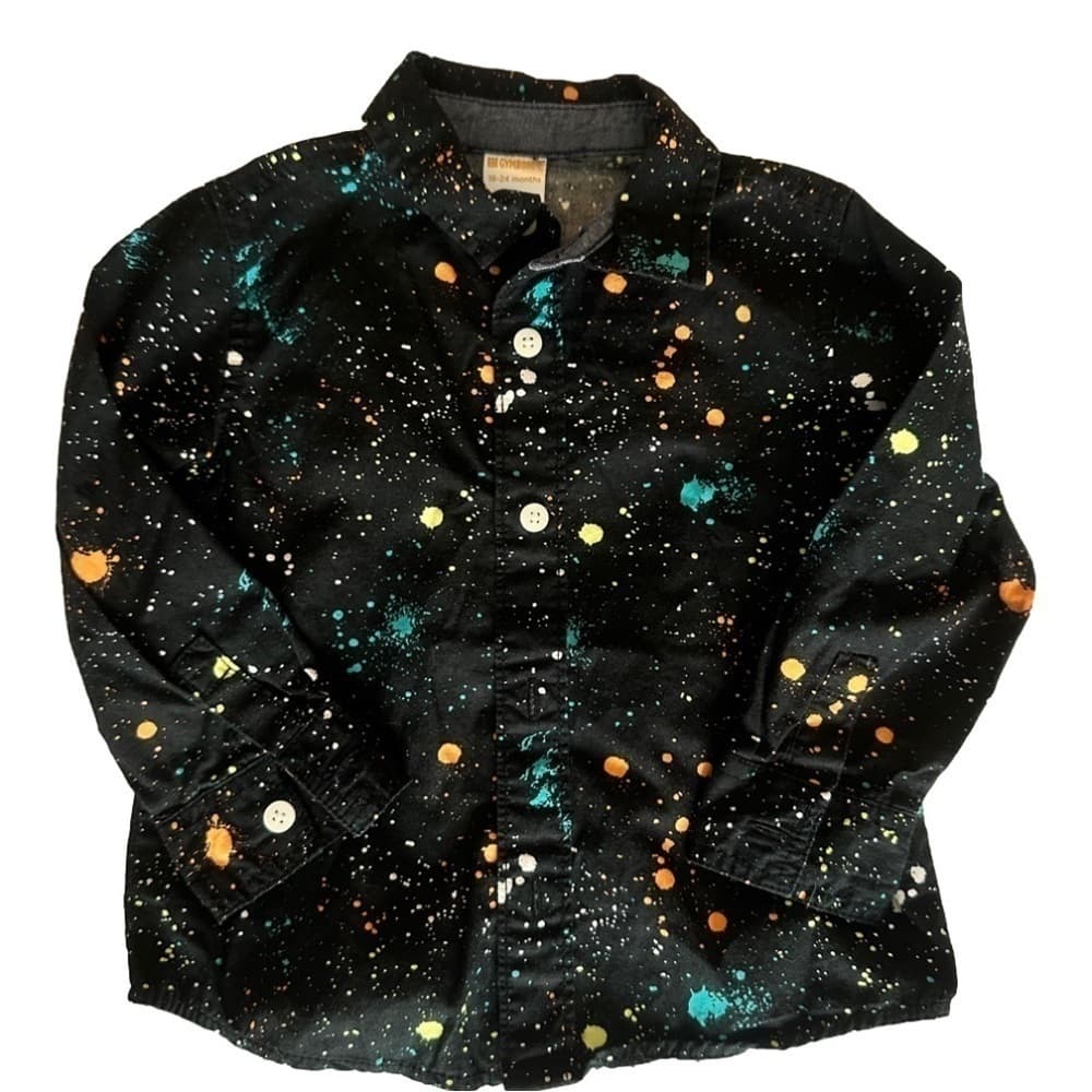 LITTLE Boys Bundle of Four Long Sleeve Tops Size 18 Months - Thumbnail 8