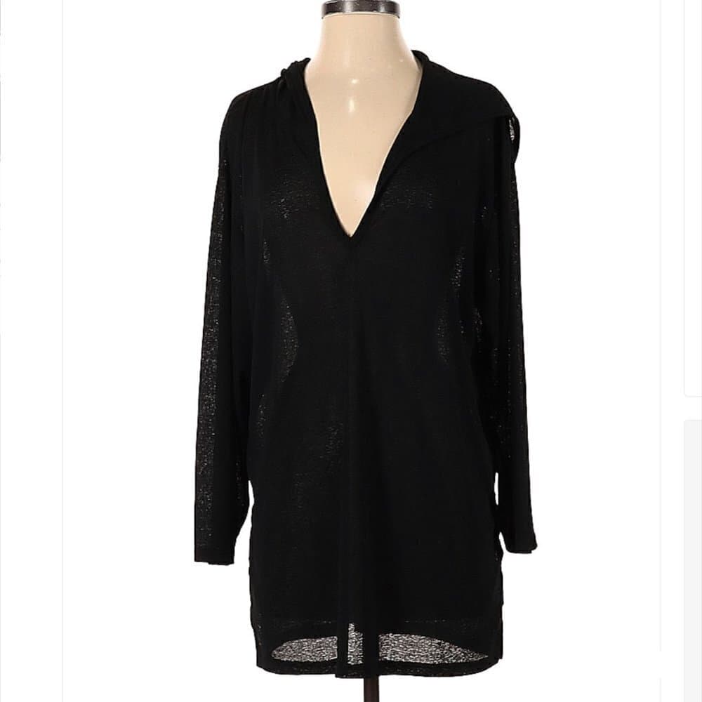 J Valdi Long Sleeve Hooded Top Size S