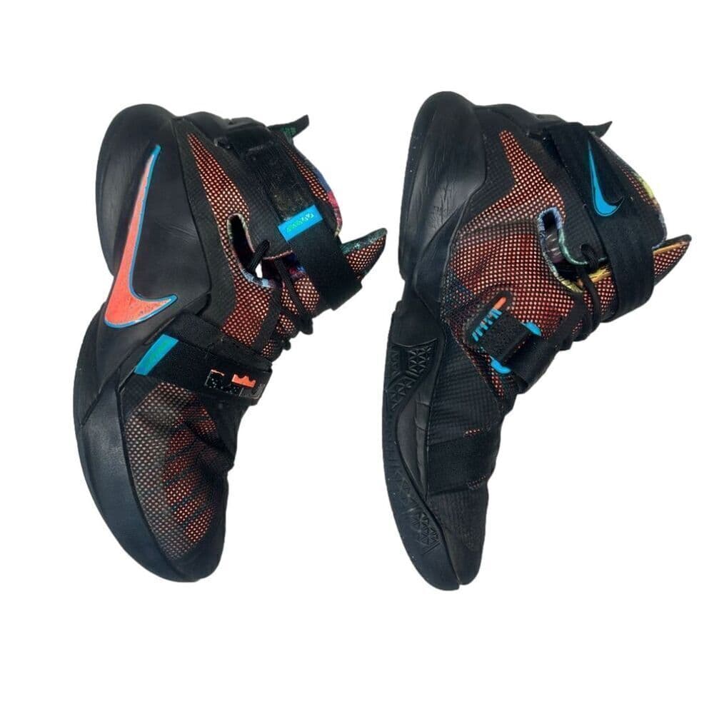 Nike Lebron Soldier IX OKC Black Running Shoes Sneakers Mens Size 11 749417-084 - Thumbnail 5