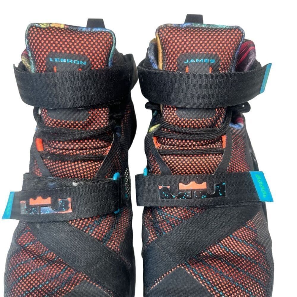 Nike Lebron Soldier IX OKC Black Running Shoes Sneakers Mens Size 11 749417-084 - Thumbnail 2