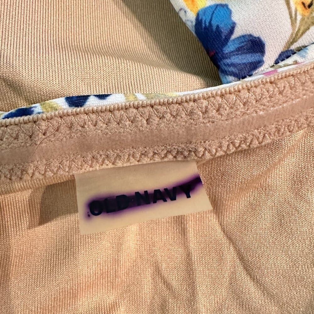 Old Navy Wildflowers Floral Printed Bandeau Swim Top Removable Straps NWOT - Thumbnail 8