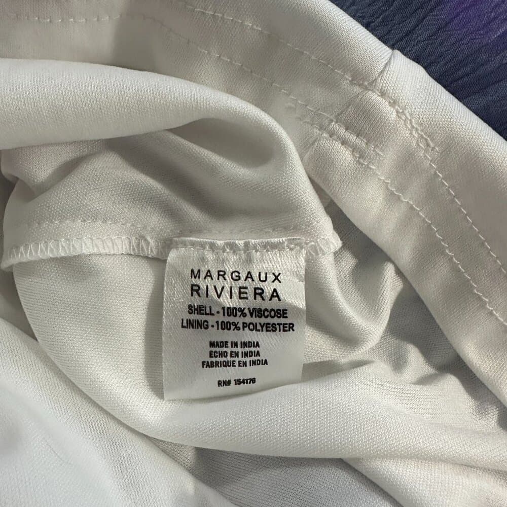 Margaux Riviera Square Neck Flutter Sleeve Tiered White Mini Dress Size PXL - Thumbnail 6