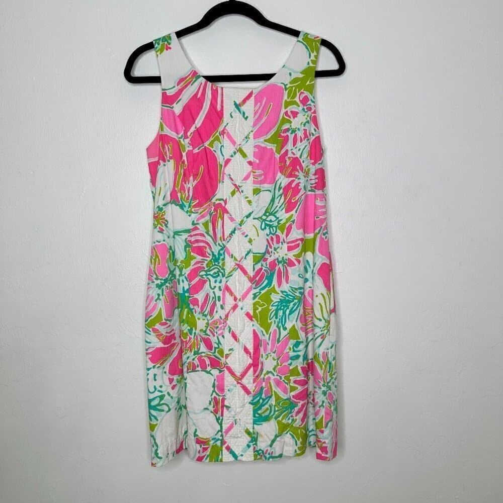 Lilly Pulitzer Cathy Sleeveless Shift in Don’t Give a Cluck Size 8 - Thumbnail 3