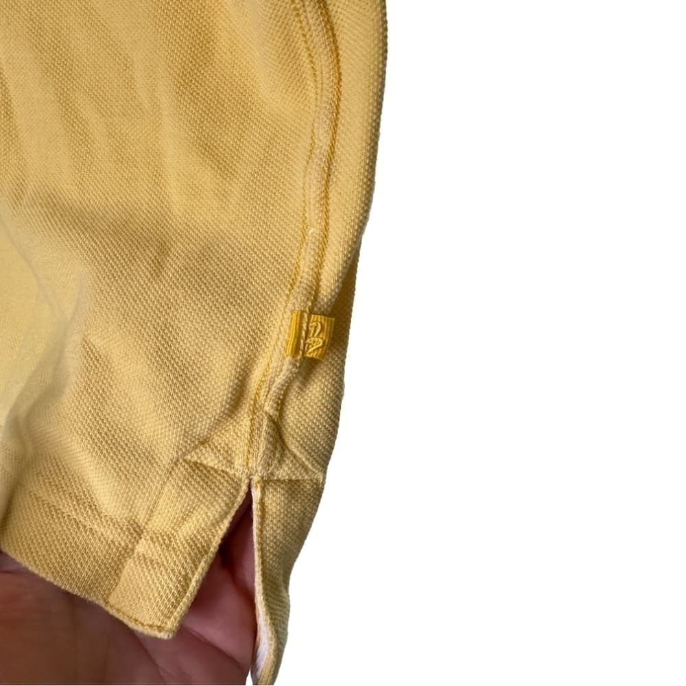 BODEN Sz M Yellow Short Sleeve Polo Shirt Top Summer - Thumbnail 2