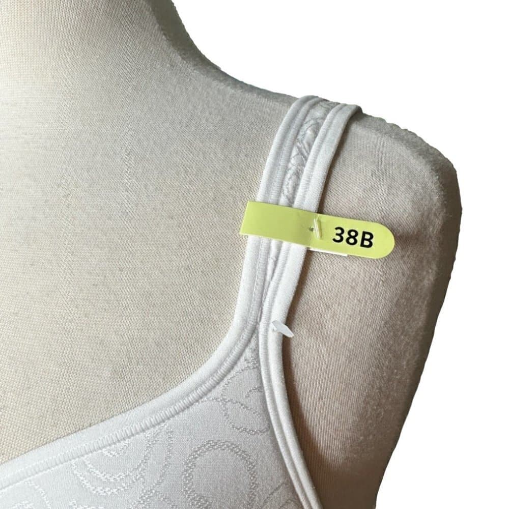 NEW Bali Lightly Lined White Bra Size 38B - Thumbnail 2